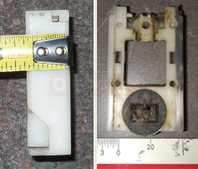 A customer submitted photo of a pivot shoe.