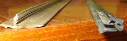 A customer submitted photo of weatherstripping.
