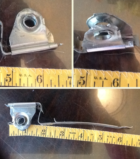 User submitted picture of screen door roller.