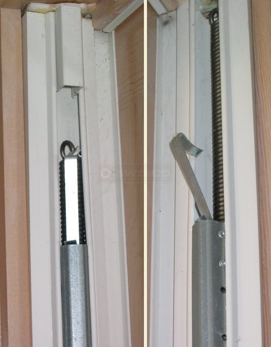 User submitted pictures of ribbed balances installed in window.