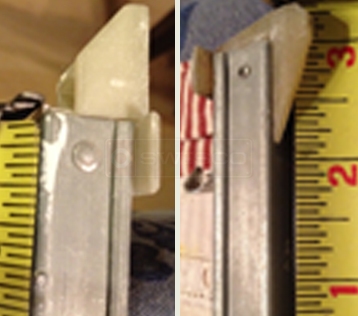 A customer submitted photo of channel balance attachments.