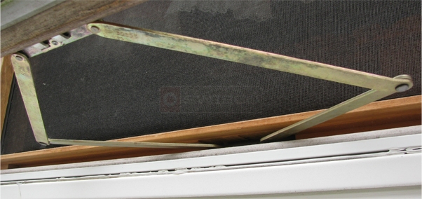 A customer submitted photo of a window operator.