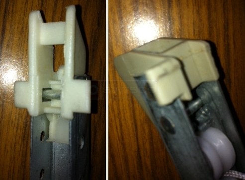 A customer submitted photo of channel balance attachments.