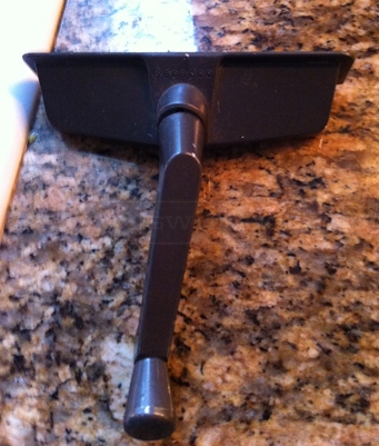 A customer submitted photo of a window operator cover.