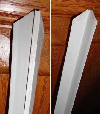 A customer submitted photo of weatherstripping.