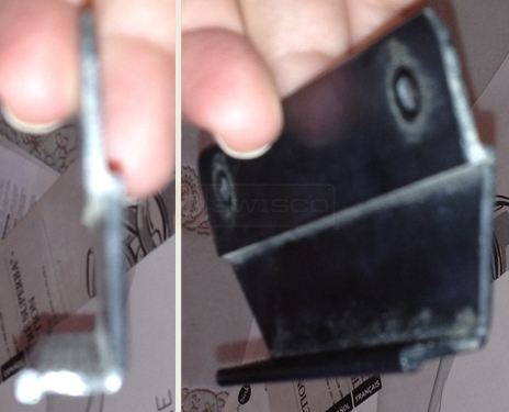 A customer submitted photo of a screen door pull.