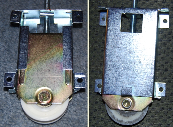 User submitted picture of closet door rollers.