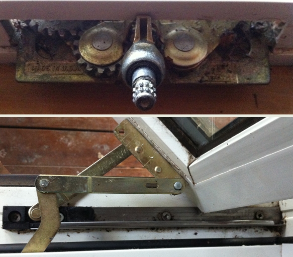A customer submitted photo of a window operator.