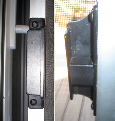 A customer submitted photo of a screen door pull.