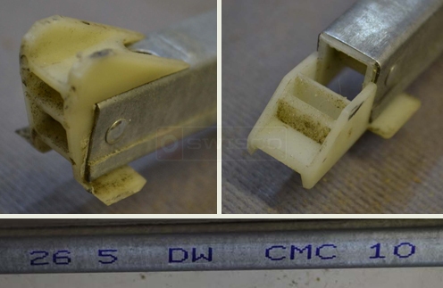 A customer submitted photo of channel balance attachments.