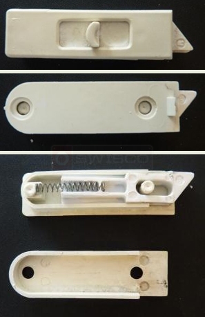A customer submitted photo of a tilt latch.