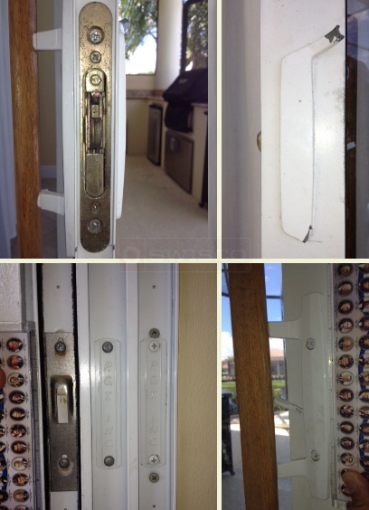 A user submited photo of sliding door handle