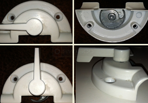 A user submited photo of sliding door handle lock