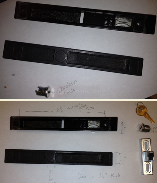 A user submited photo of door lock