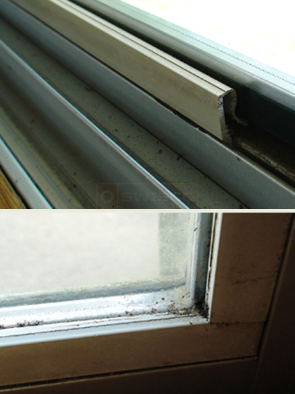 A customer submitted photo of snap in glazing.