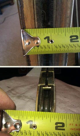 A customer submitted photo of door rollers.