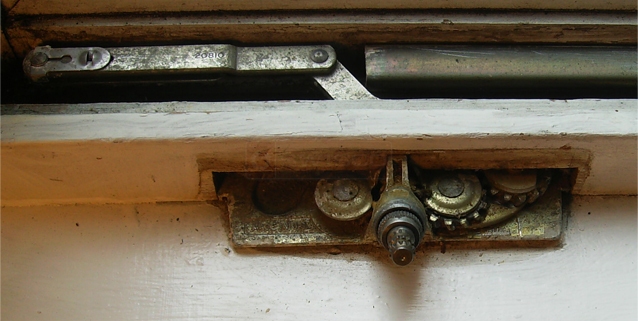 A customer submitted photo of a window operator.