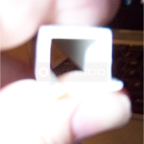 A customer submitted photo of glazing strips.