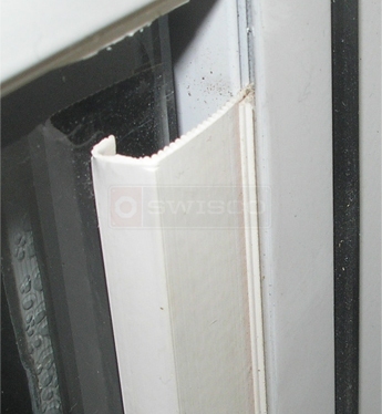 A customer submitted photo of snap in glazing.
