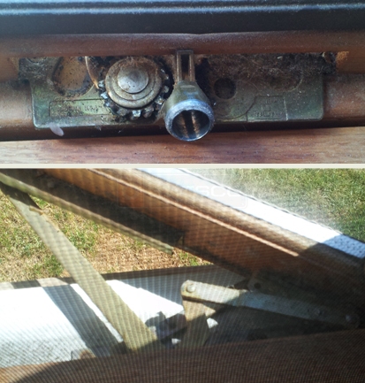 A customer submitted photo of a window operator.