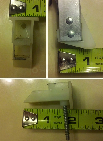 User submitted pictures of channel balance and attachments with top sash guide.