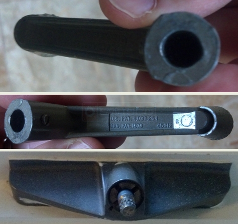 A customer submitted photo of an operator handle.
