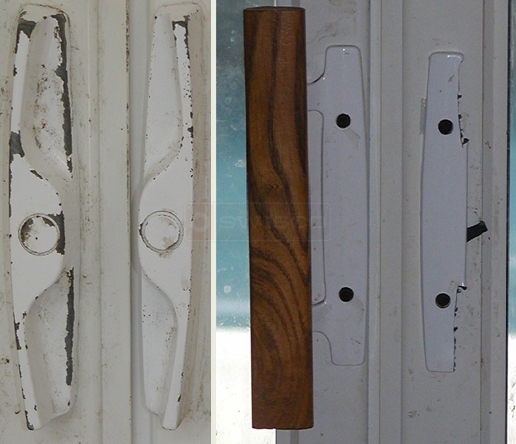 A customer submitted image of a door handle.