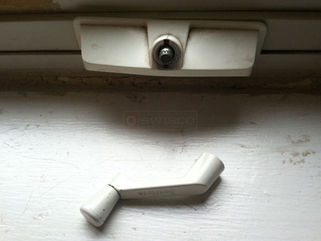 User submitted photos of a window crank.