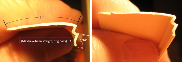 User submitted photos of a glazing bead.