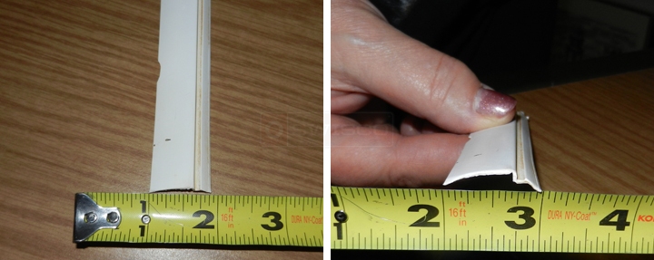 snap bead for vinyl windows : SWISCO.com Snap In Vinyl Glazing Bead Replacement
