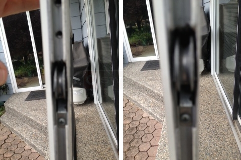 User submitted photos of a screen door roller.