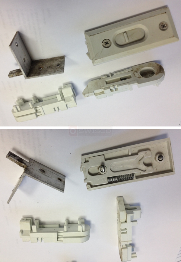 User submitted photos of window hardware.