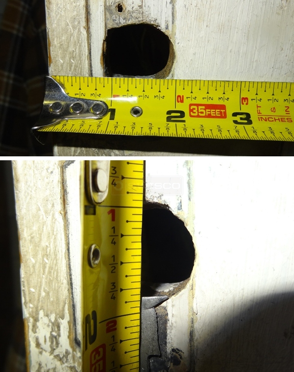 User submitted photos of a door handle opening.