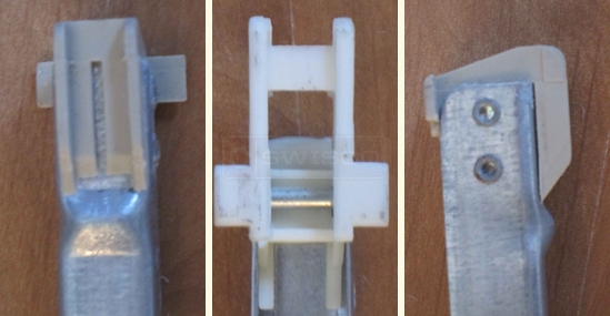 User submitted picture of channel balance shoe attachments.