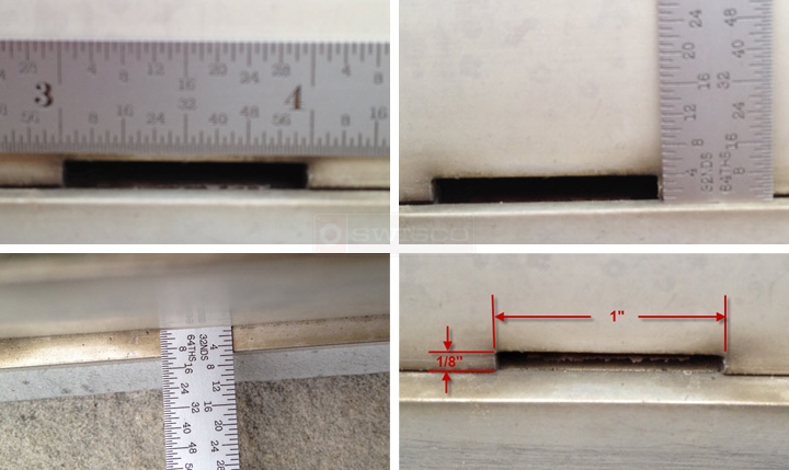 User submitted photos of a weep hole.