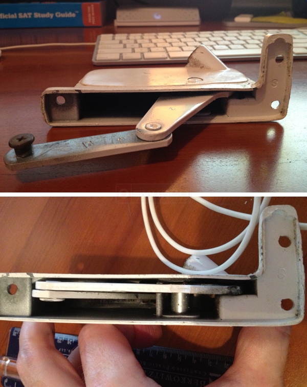 User submitted photos of a window crank.