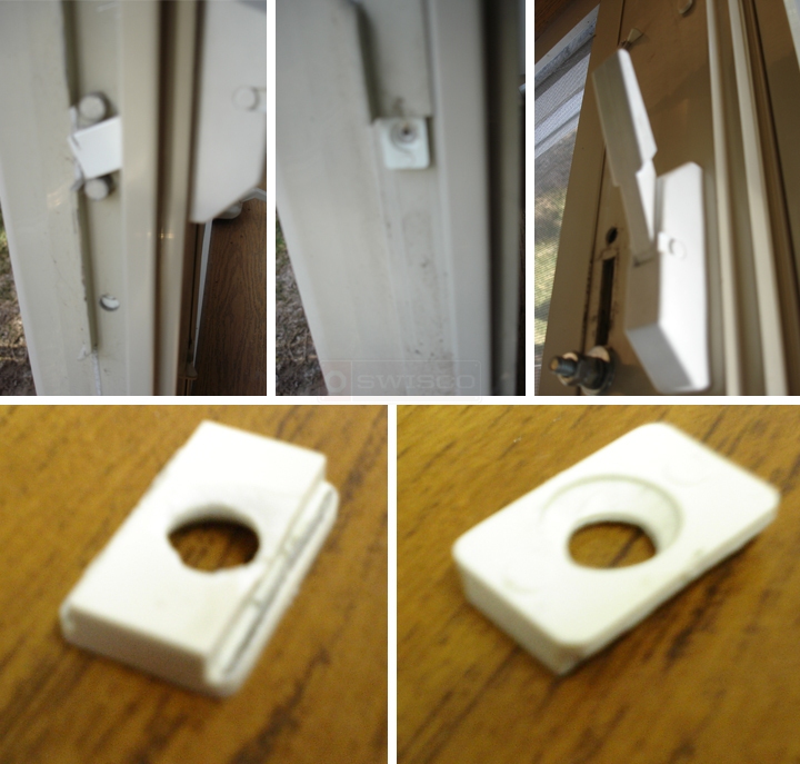 User submitted photos of window hardware.