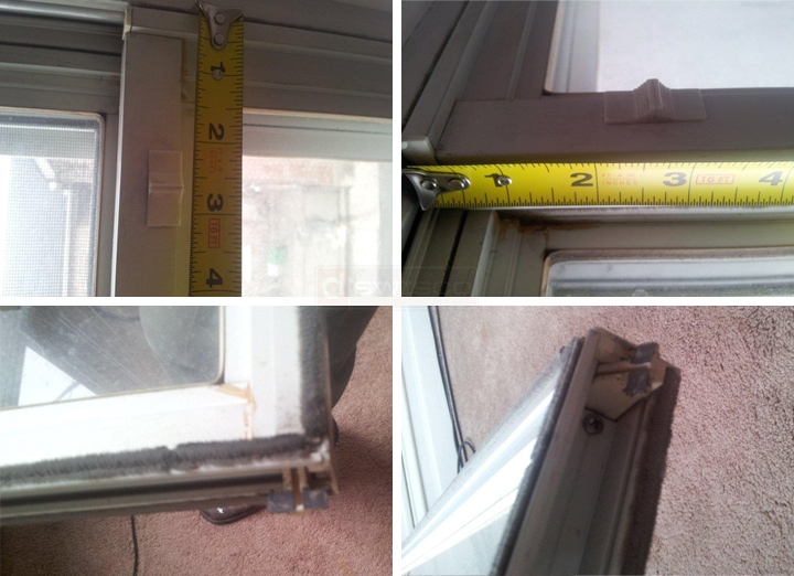 User submitted photos of window hardware.