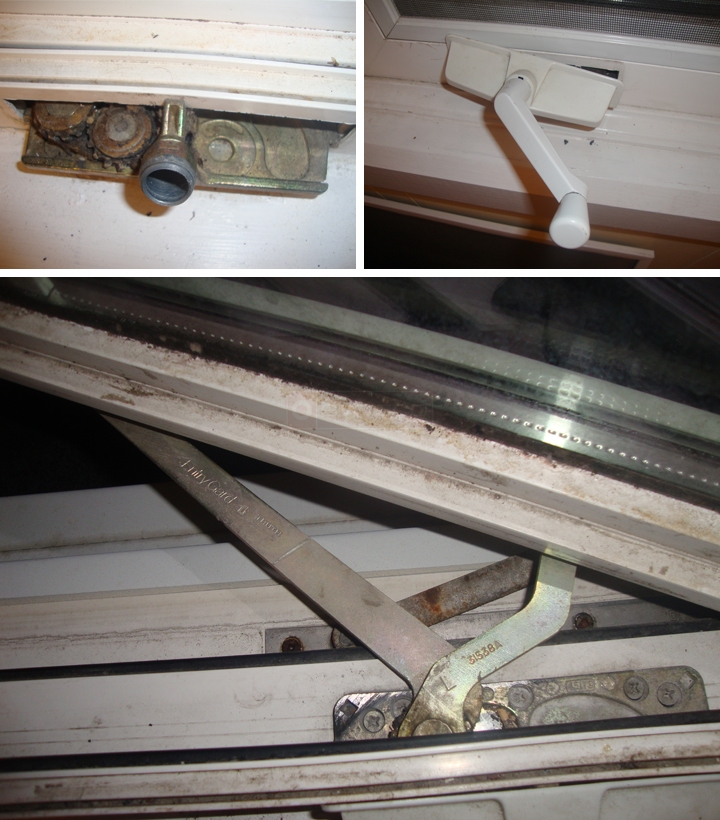 User submitted photos of a window operator.