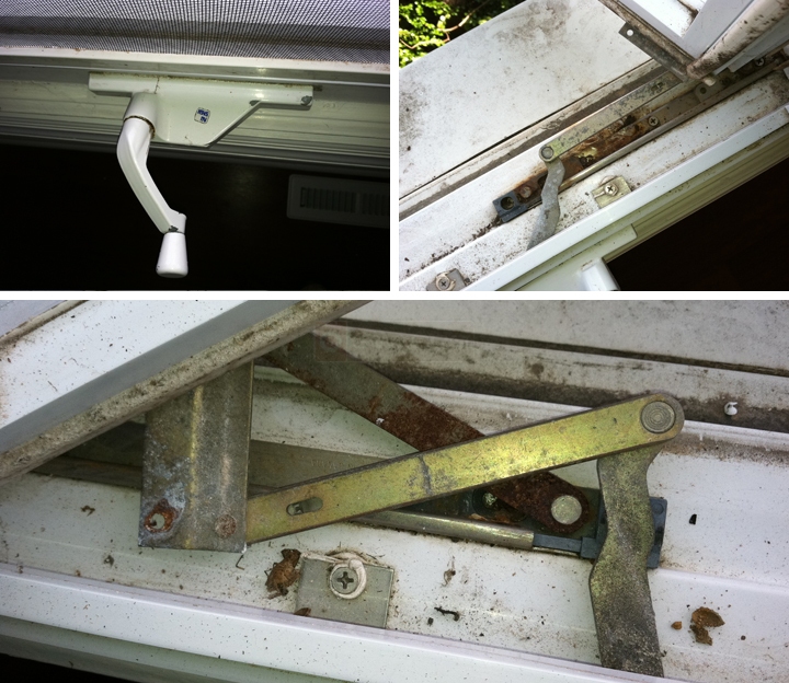 User submitted photos of a window operator.