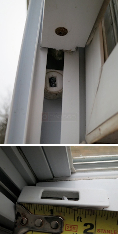 User submitted photos of window hardware.