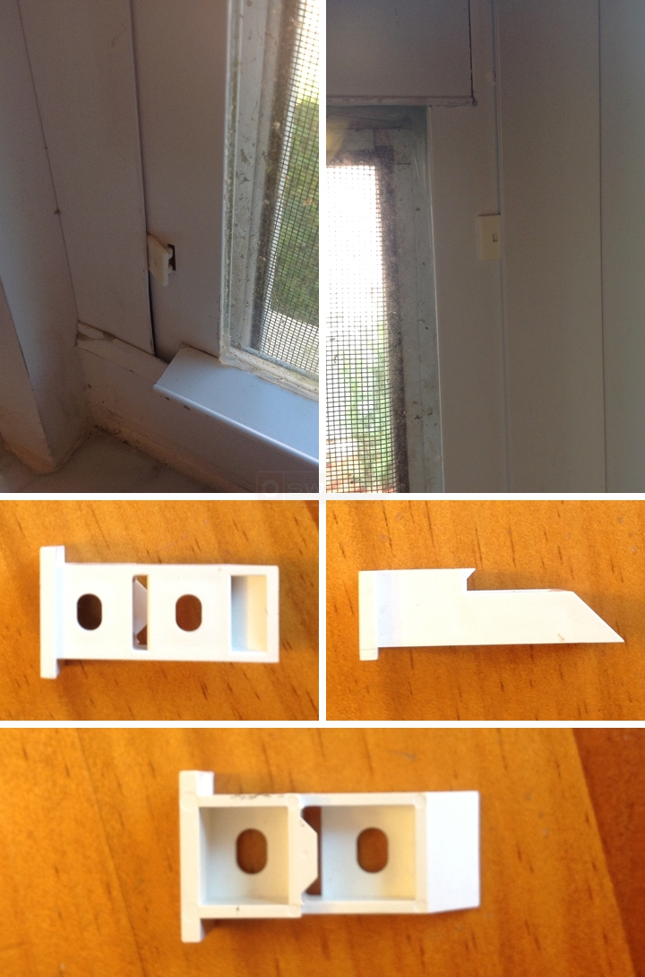 User submitted photos of window hardware.