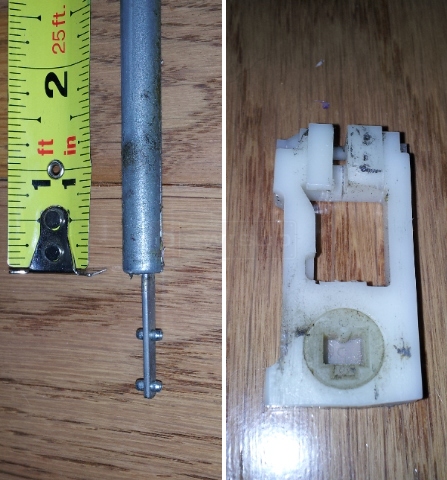 A customer submitted image of their spiral balance hardware.