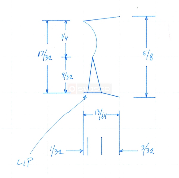 User submitted a diagram of a glazing bead.