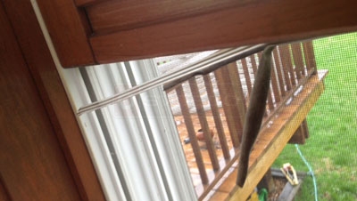 Caradco window weatherstripping falling apart.