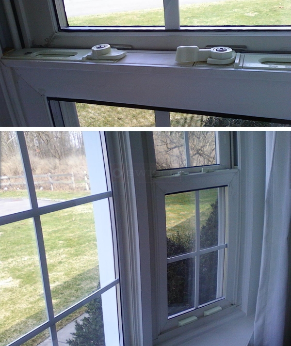 User submitted photos of window hardware.