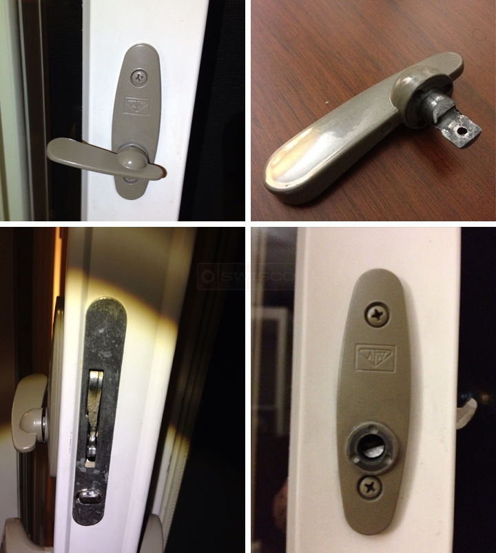 User submitted photos of a patio door lock.