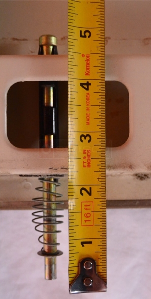 User submitted a photo of a bi-fold door pin.