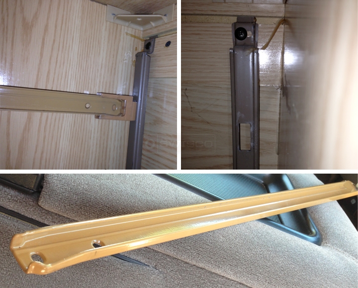 User submitted photos of drawer hardware.