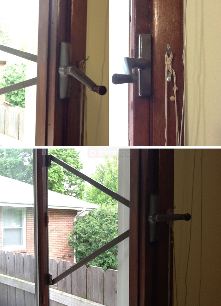 User submitted photos of awning window operator.